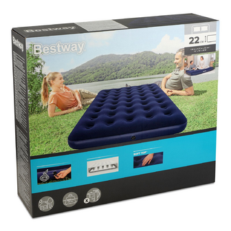 Матрац BestWay Flocked Air Bed Double 191х137х22 см, шт