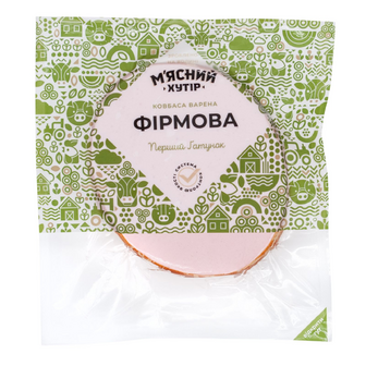 Ковбаса М'ясний хутір Фірмова п/а 1 ґ, 100г