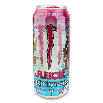 Напій енерг Monster Energy Juice Viking Berry з/б, 0.473л