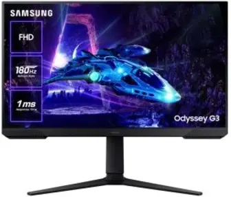 Монітор Samsung Odyssey G3 G30D Black (LS27DG300EIXUA) - 27" VA / 1920×1080 / 180 Гц / AMD FreeSync / Pivot / HAS