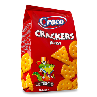Крекер Croco зі смаком піци, 100г