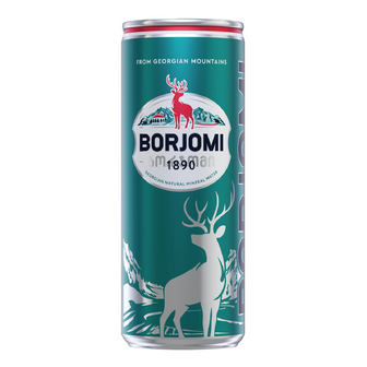 Вода мінеральна Borjomi газована з/б, 0.33л