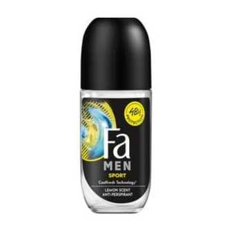 Кульковий антиперспірант Fa Men Sport Protection 48H з ароматом лимону, чоловічий, 50 мл