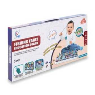 Магнітна рибалка QiYiLe Fishing Early Education Board 5 в 1 для раннього розвитку, від 3 років