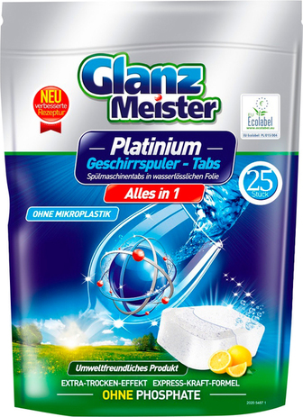 Таблетка для посудомийної машини Glanz Meister Platinum (4260418933130)