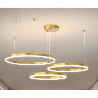 ВИТРИНА! Люстра светодиодная Berger 3x75 Вт LED-модуль золото 7013-PL-75 Gold
