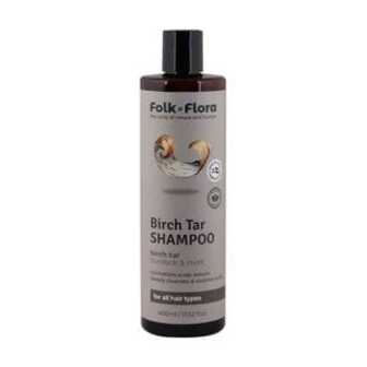 Шампунь Folk & Flora Birch Tar Shampoo Березово-дегтярний, для всіх типів волосся, 400 мл