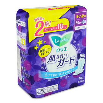 Прокладки Laurier Clean skin нічні, 18шт