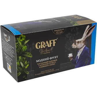 Чай зелений Graff Fashion fruit 30 г (20 шт. х 1.5 г)