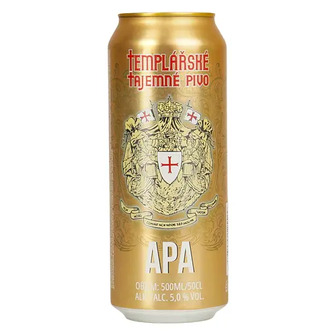 Пиво Templarske АPA світле нефільтроване 5% 0.5 л