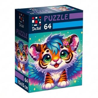 Пазли De.tail Крилате тигреня 64 елемента, шт
