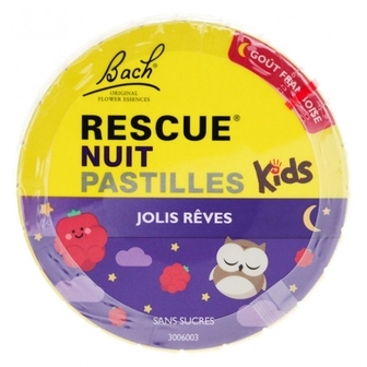 Bach Rescue Pastilles Nuit Kids Натуральні дитячі нічні пастилки для сну зі смородиною  термін придатності 31.12.2026