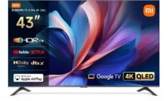 Телевізор QLED Xiaomi TV A Pro 43 2026 (Google TV, Wi-Fi, 3840x2160)