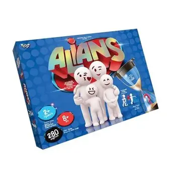 Настільна гра "Alians" Danko Toys G-ALN-01U(SPG-92U)-UC 190 карток