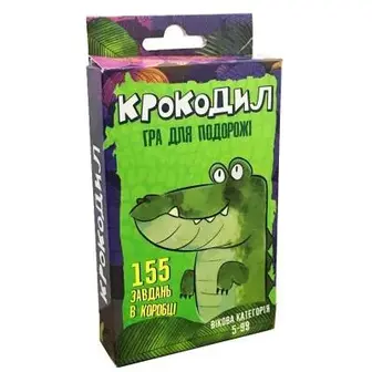 Настільна гра "Крокодил" Strateg 30557-UC, 31 картка, інструкція