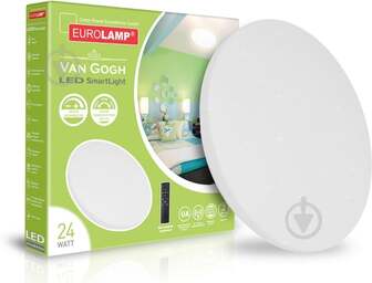 ВИТРИНА! Светильник светодиодный Eurolamp Smart Light Van Gogh с пультом ДУ 24 Вт белый 3000-6500 К