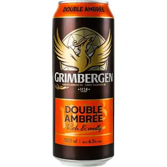 Пиво Grimbergen Double-Ambree темне 6.5% з/б 0.5 л