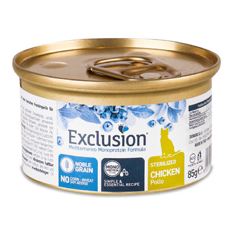 Корм для котів Exclusion Sterilized Chicken, 85г