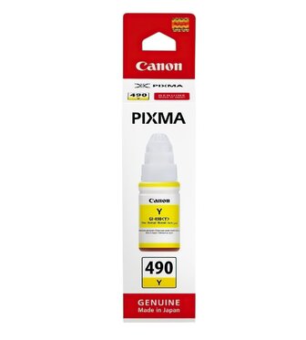 Чорнило Canon GI-490 PIXMA G1400/G2400/G3400 Yellow 70ml (0666C001)