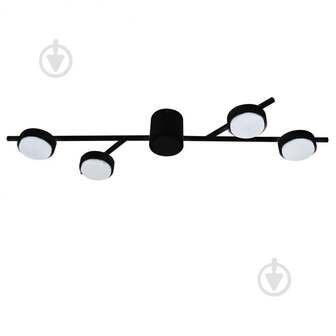 ВИТРИНА! Люстра потолочная Victoria Lighting 4xGX53 черный Singapore/PL4 black
