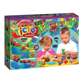 Набір для ліплення Danko toys Master Do Тісто 18 кольорів, шт