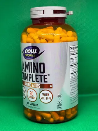 Аміно комплекс, Amino Complete, Now Foods, Sports, 360 вегетаріанських капсул