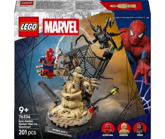 Конструктор LEGO® Super Heroes Marvel Легендарна битва: Людина-павук vs. Піщана людина (76334)